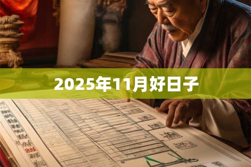 2025年11月好日子