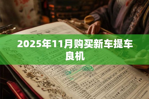 2026年11月购买新车提车良机 2026年11月购买新车提车良机
