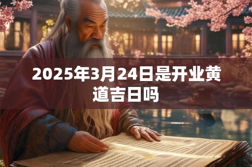 2025年3月24日是开业黄道吉日吗