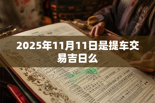 2025年11月11日是提车交易吉日么