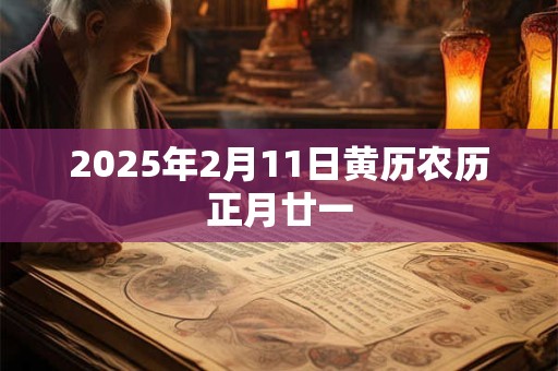 2025年2月11日黄历农历正月廿一