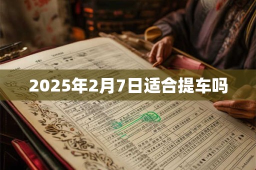 2025年2月7日适合提车吗