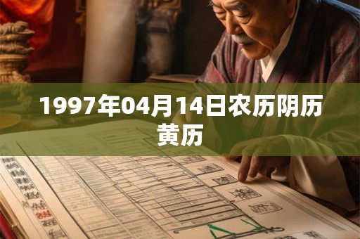 1997年04月14日农历阴历黄历