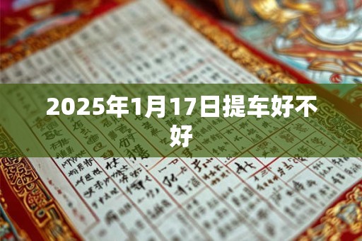2025年1月17日提车好不好