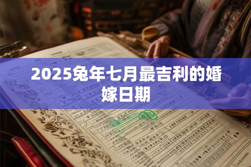 2025兔年七月最吉利的婚嫁日期