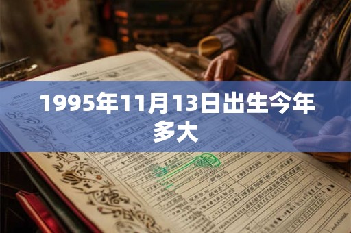 1995年11月13日出生今年多大