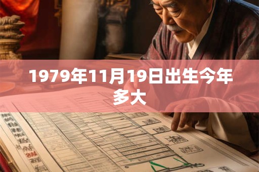 1979年11月19日出生今年多大