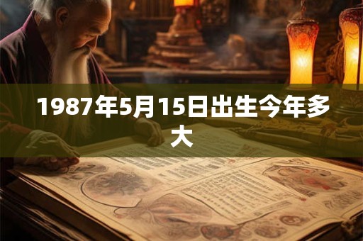 1987年5月15日出生今年多大 1987年5月15日出生今年多大