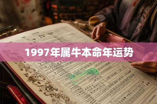 1997年属牛本命年运势