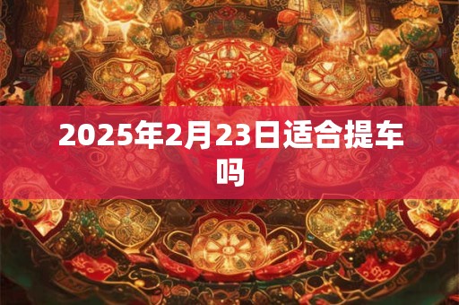 2025年2月23日适合提车吗