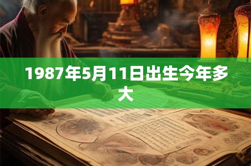 1987年5月11日出生今年多大
