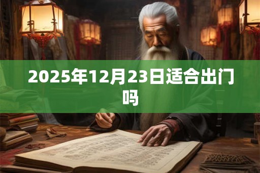 2025年12月23日适合出门吗