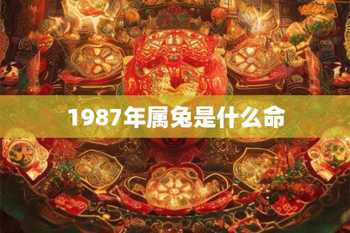1987年属兔是什么命 1987年属兔是什么命