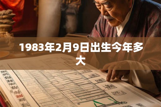 1983年2月9日出生今年多大