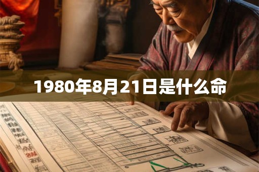 1980年8月21日是什么命