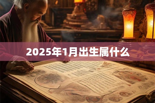2025年1月出生属什么