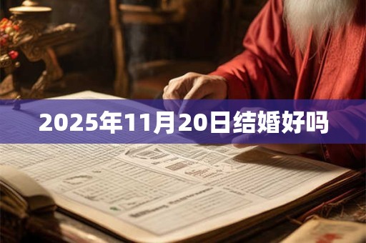 2025年11月20日结婚好吗 2025年11月20日结婚好吗