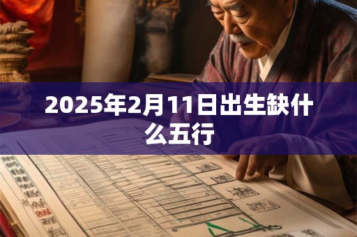 2025年2月11日出生缺什么五行