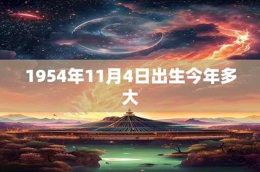 1954年11月4日出生今年多大 1954年11月4日出生今年多大