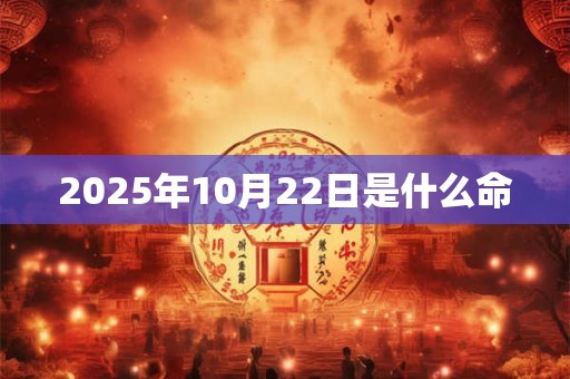 2025年10月22日是什么命