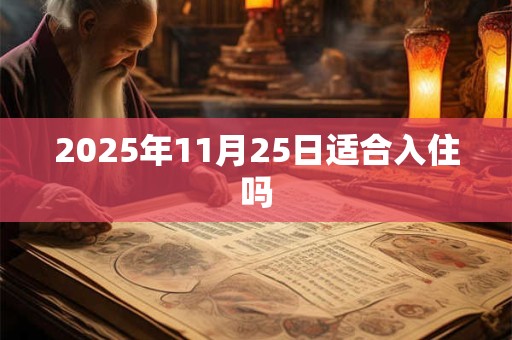 2025年11月25日适合入住吗