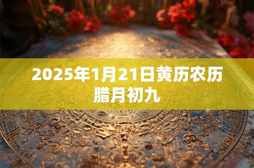 2025年1月21日黄历农历腊月初九