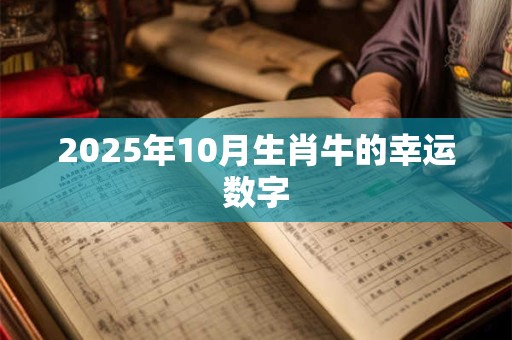 2025年10月生肖牛的幸运数字