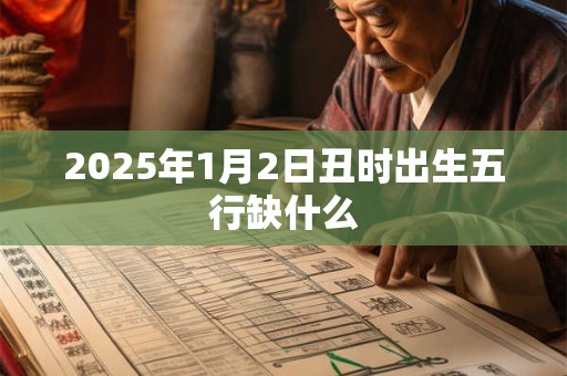 2025年1月2日丑时出生五行缺什么