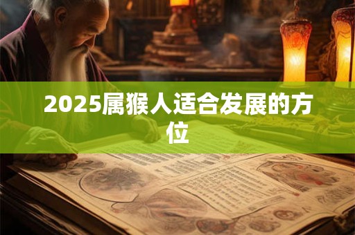 2025属猴人适合发展的方位