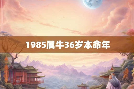 1985属牛36岁本命年 1985属牛36岁本命年