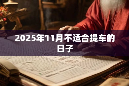 2025年11月不适合提车的日子