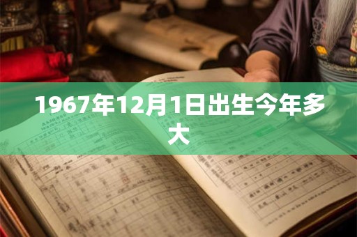1967年12月1日出生今年多大