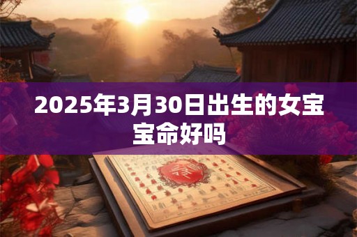 2025年3月30日出生的女宝宝命好吗