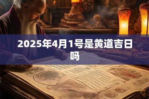 2025年4月1号是黄道吉日吗