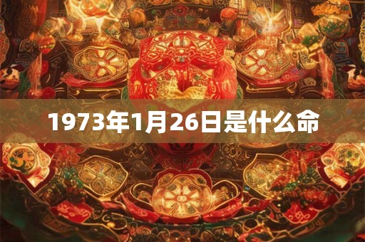 1973年1月26日是什么命