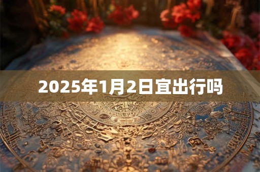 2025年1月2日宜出行吗