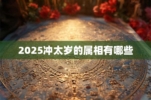 2025冲太岁的属相有哪些
