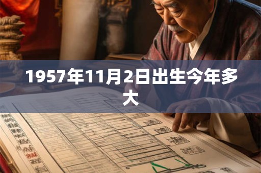 1957年11月2日出生今年多大