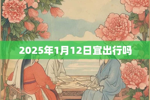 2025年1月12日宜出行吗