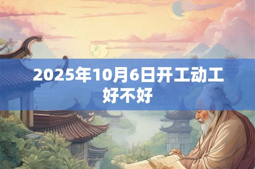 2025年10月6日开工动工好不好