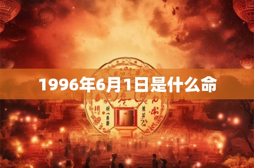 1996年6月1日是什么命