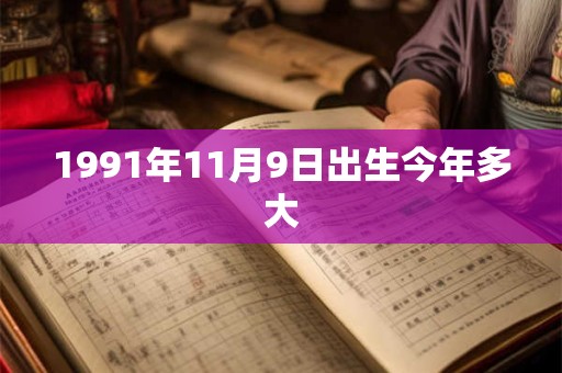 1991年11月9日出生今年多大