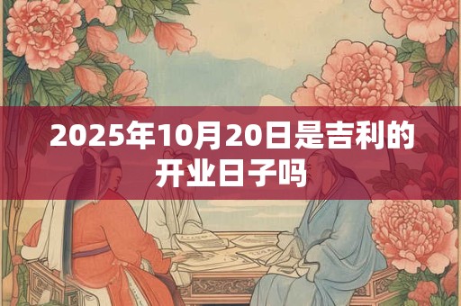 2025年10月20日是吉利的开业日子吗
