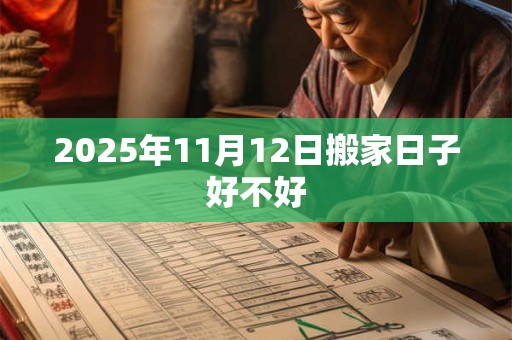 2025年11月12日搬家日子好不好