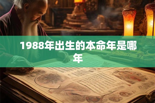 1988年出生的本命年是哪年