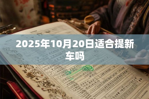 2025年10月20日适合提新车吗