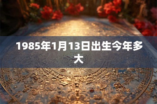 1985年1月13日出生今年多大