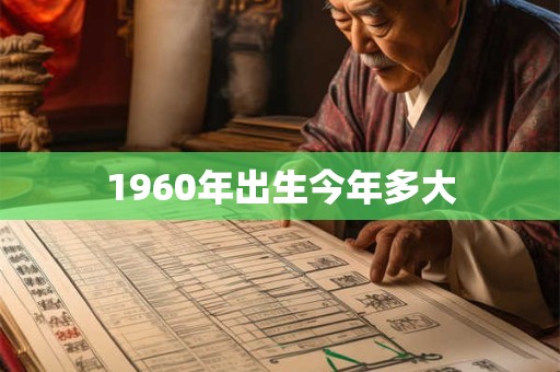 1960年出生今年多大