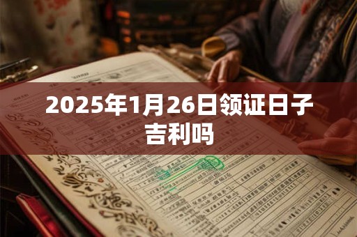 2025年1月26日领证日子吉利吗