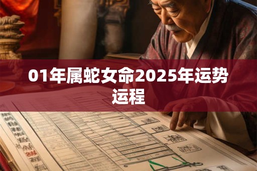 01年属蛇女命2025年运势运程